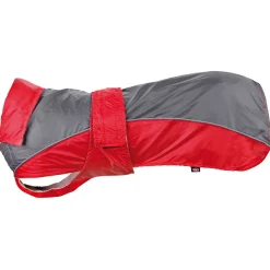Trixie Regenjas Lorient Rood&Grijs - Hondenkleding