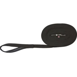 Trixie Sleeplijn Singelband Zwart - Hondenriem