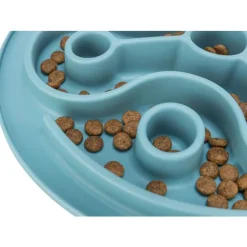 Trixie Slow Feeding Voedermat - Hondenvoerbak - Ø28 cm Blauw