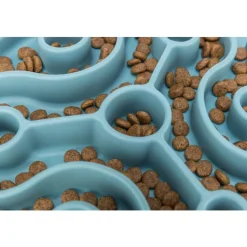 Trixie Slow Feeding Voedermat - Hondenvoerbak - Ø28 cm Blauw