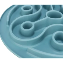 Trixie Slow Feeding Voedermat - Hondenvoerbak - Ø28 cm Blauw