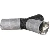 Trixie Speeltunnel Nylon - Kattenspeelgoed - Ø22x50 cm Donkergrijs Lichtgrijs