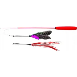 Trixie Uitschuifbare Speelhengel - Kattenspeelgoed - 40-98 cm