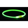 Trixie Usb Flash Lichtgevende Band - Hondenveiligheidslampje - 65 cm Groen L-Xl