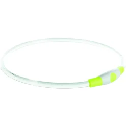 Trixie Usb Flash Lichtgevende Band - Hondenveiligheidslampje - 65 cm Groen L-Xl