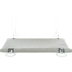 Trixie Venster-Ligplateau - Kattenkussen - 50x30 cm Grijs