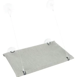 Trixie Venster-Ligplateau - Kattenkussen - 50x30 cm Grijs