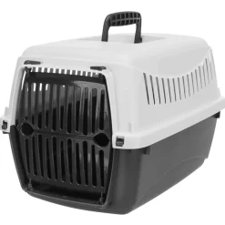 Trixie Vervoersbox - Knaagdiertransportbox - 26x25x39 cm Lichtgrijs Turquoise Xxs