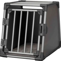 Trixie Vervoersbox Aluminium - Autohondenbench - 55x61x74 cm Antraciet M-L