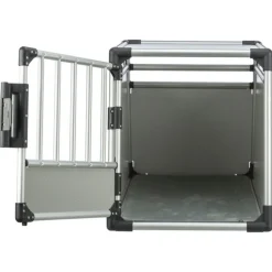 Trixie Vervoersbox Auto Lichtgrijs - Autohondenbench