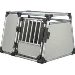 Trixie Vervoersbox Auto Lichtgrijs - Autohondenbench