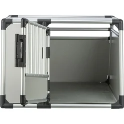 Trixie Vervoersbox Auto Lichtgrijs - Autohondenbench