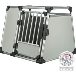 Trixie Vervoersbox Auto Lichtgrijs - Autohondenbench