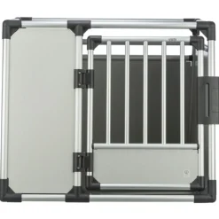 Trixie Vervoersbox Auto Lichtgrijs - Autohondenbench