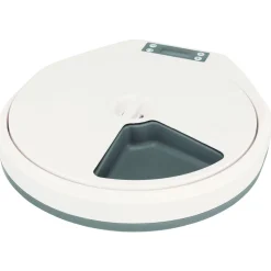 Trixie Voederautomaat - Hondenvoerbak - 33x5x36 cm Wit Grijs