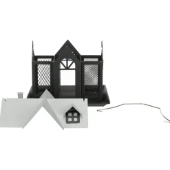Trixie Voederhuis Villa - Voederhuis - 26x19x19 cm Zwart