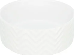 Trixie Voer/Waterbak. Keramiek Wit - Kattenvoerbak