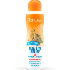 Tropiclean Flea & Tick Bite Relief Afterbath Treatment - Anti tekenmiddel - 355 ml