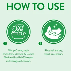 Tropiclean Medicated Oatmeal Shampoo - Hondenvachtverzorging - 355 ml
