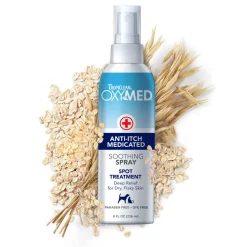 Tropiclean Oxy-Med Medicated Anti-Itch Spray - Hondenvachtverzorging - 236 ml