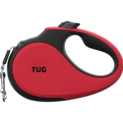 Tug Tug 360° Rollijn - Hondenriem - 5 m Rood Tot <  50kg L
