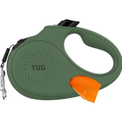 Tug Tug 360° Rollijn Met Dispenser - Hondenriem - 5 m Groen Tot < 25 Kg M