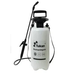 Tukan Drukspuit - Rug-  & Drukspuiten - 17.5x16x50.5 cm 5 l Wit Zwart