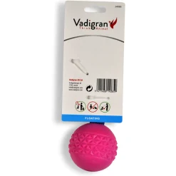 Vadigran Tpr Bal Met Touw Red Frutti - Hondenspeelgoed - Aardbei Ø6.5 cm Rood
