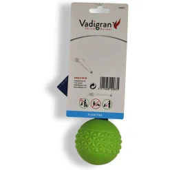 Vadigran Tpr Bal Met Touw Green Apple - Hondenspeelgoed - Appel Ø6.5 cm Groen