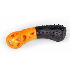 Vadigran Tpr Orange Fun Stick - Hondenspeelgoed - Sinaasappel 18 cm Oranje Zwart
