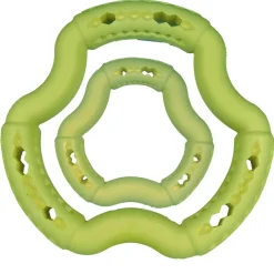 Vadigran Tpr Ring Green Apple Groen - Hondenspeelgoed