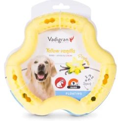 Vadigran Tpr Ring Yellow Vanilla Geel - Hondenspeelgoed