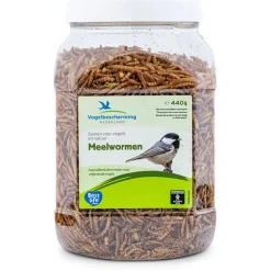 Vbn Vbn Gedroogde Meelwormen In Pot - Tuinvogelvoer - 1800 ml