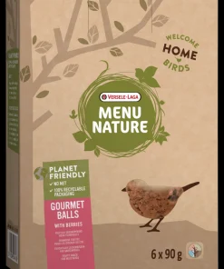 Versele-Laga Menu Nature Mezenbol Gourmet Bessen Zonder Net - Voer - 540 g 6 stuks