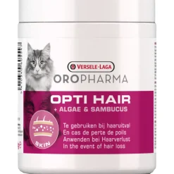 Versele-Laga Oropharma Opti Hair Cat Tegen Haaruitval - Voedingssupplement - Huid - Vacht - 130 g Granules