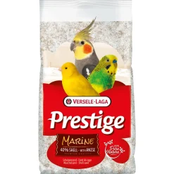 Versele-Laga Prestige Premium Schelpenzand Marine - Vogelbodembedekking - 25 kg Wit