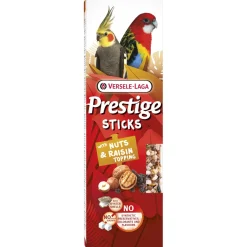 Versele-Laga Prestige Sticks Grote Parkieten - Vogelsnack - Noten Rozijn 140 g 2 stuks