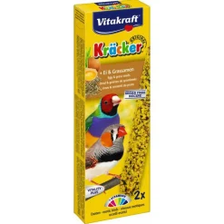 Vitakraft Exoten Kracker Ei/Graszaad - Vogelsnack - 2 stuks