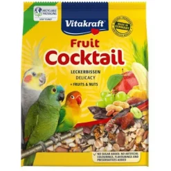 Vitakraft Fruit Cocktail Valkparkiet/Agapornis - Vogelsnack - 250 g