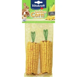 Vitakraft Golden Corn Maiskolf - Knaagdiersnack - 2 stuks