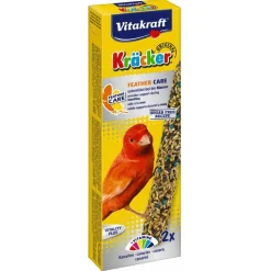 Vitakraft Kanarie Kracker Feather Care - Vogelsnack - 2 stuks