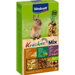 Vitakraft Konijn Kracker 3in1 - Konijnensnack