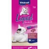Vitakraft Liquid Snack Met Biotine - Kattensnack - Leverworst 6x15 g
