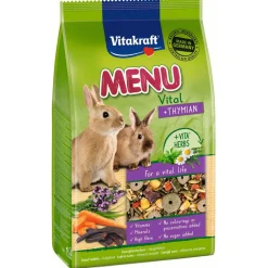 Vitakraft Menu Dwergkonijn Thymian - Konijnenvoer - 1 kg