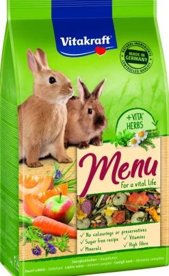 Vitakraft Menu Vital Dwergkonijn - Konijnenvoer