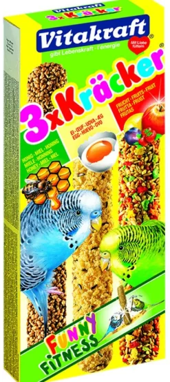 Vitakraft Parkiet Kracker 3 stuks - Vogelsnack