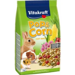 Vitakraft Pop&Corn Knaagdieren - Knaagdiersnack - 200 g