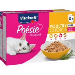 Vitakraft Poésie Classic Choice - Kattensnack - Kip 12x85 g