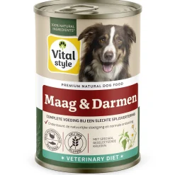 Vitalstyle Blik Vitaal Vlees Maag + Darm - Hondenvoer - 400 g