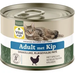 Vitalstyle Care - Kattenvoer - Kip 200 g